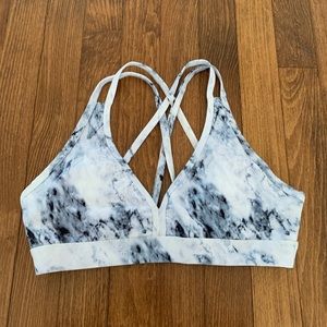 All Fenix Marble Criss Cross Sports Bra